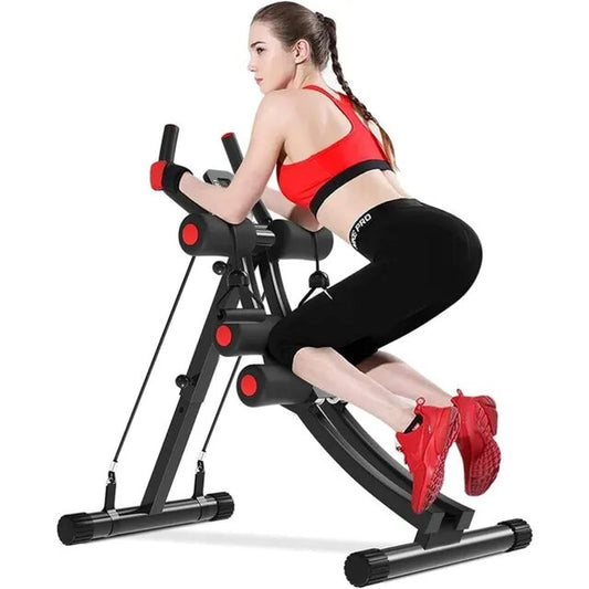 Core & Abdominal Trainers AB Workout Machine Home Gym Strength Training Ab Cruncher Foldable Fitness Equipment Gym Equipment